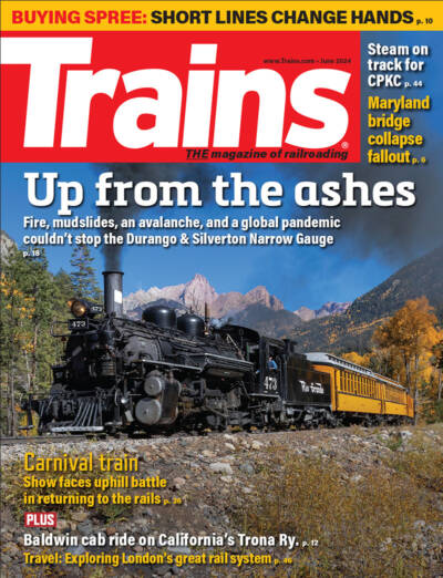 Trains Magazine Issue Cover