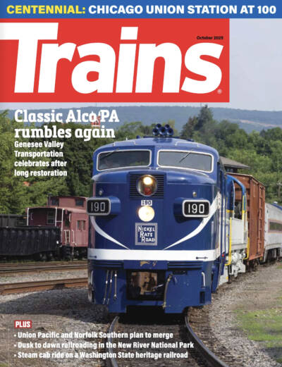 Trains Magazine Issue Cover