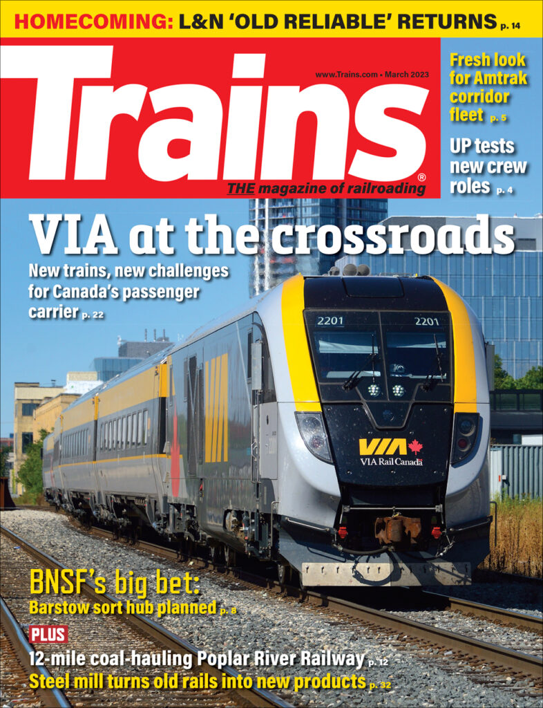 Trains March 2023 cover