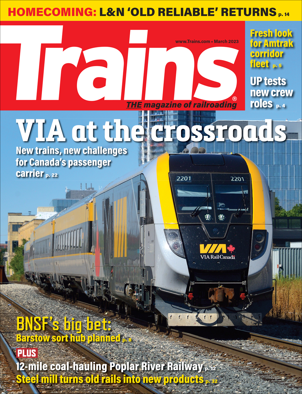 Trains Magazine Issue Cover
