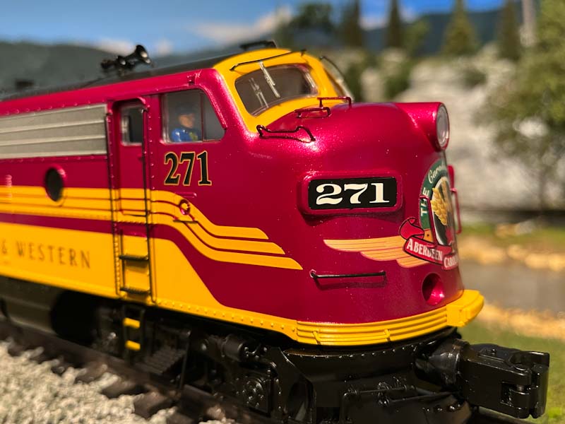 Lionel Aberdeen Carolina Western F9 locomotive