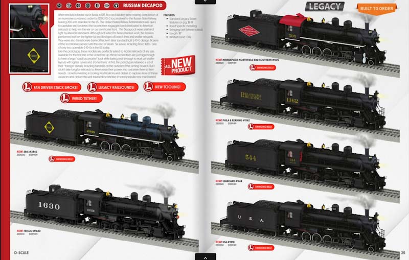 Lionel catalog deals