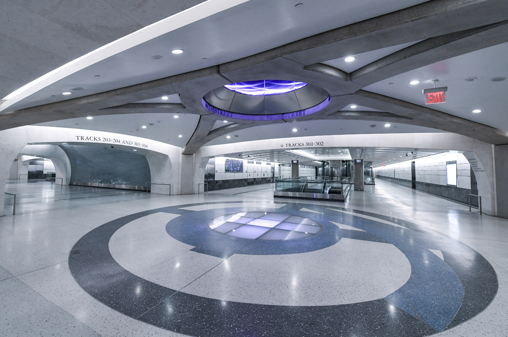 Interior of new station