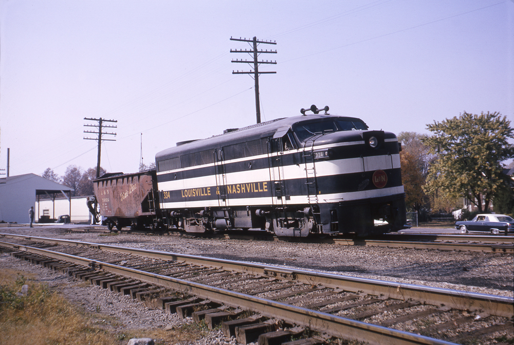 Colorful Louisville & Nashville diesel of the 1960s Trains