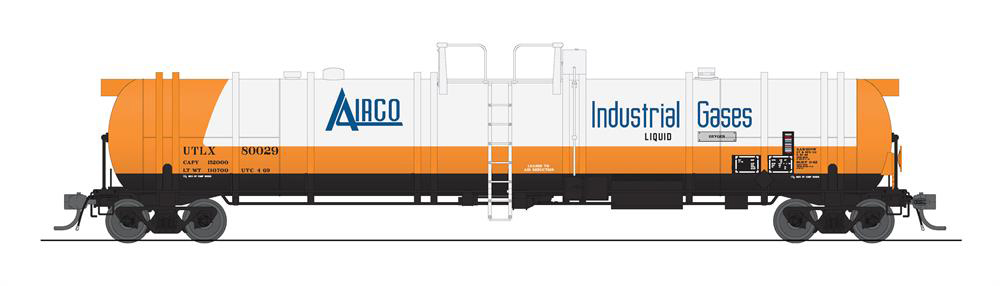 News & Products for the week of February 20th 2023: an image of a model cryogenic freight car