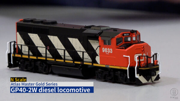 N scale General Motors Diesel Division GP40-2W from Atlas