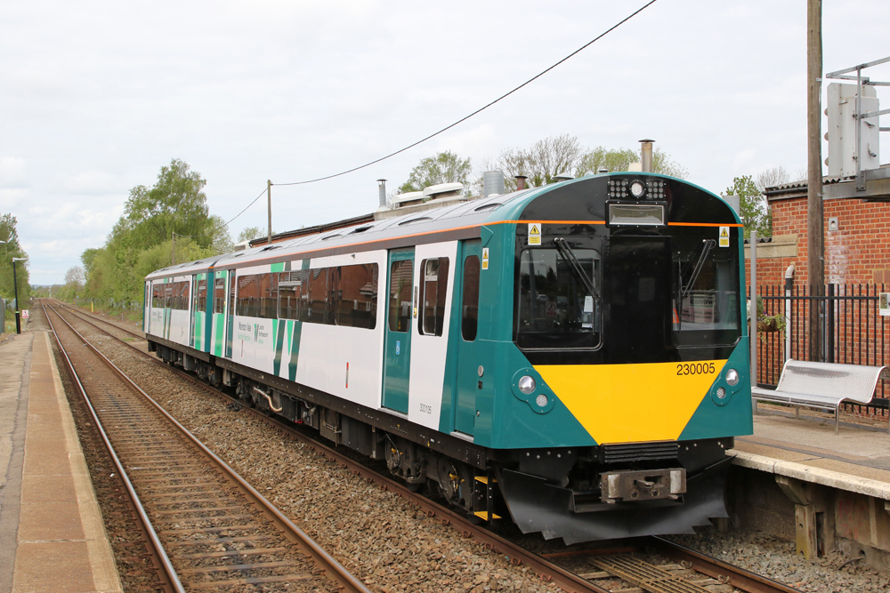 Diesel-powered converted London Tube train