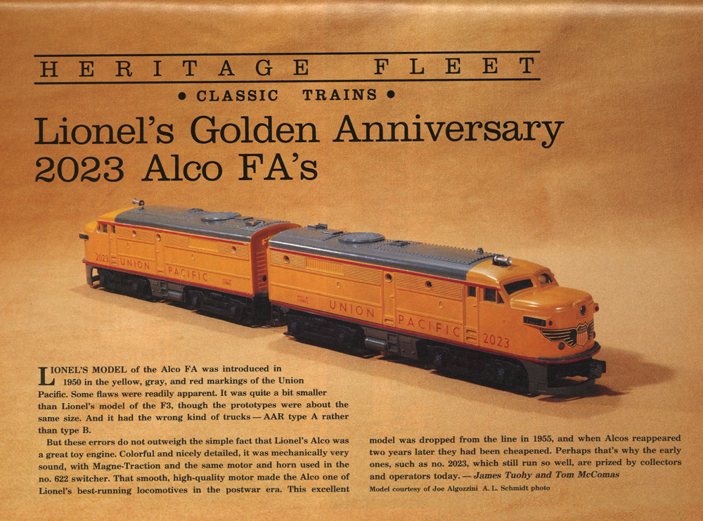 yellowish background with yellow and silver model diesel locomotive