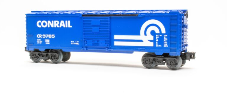 blue lionel conrail boxcar