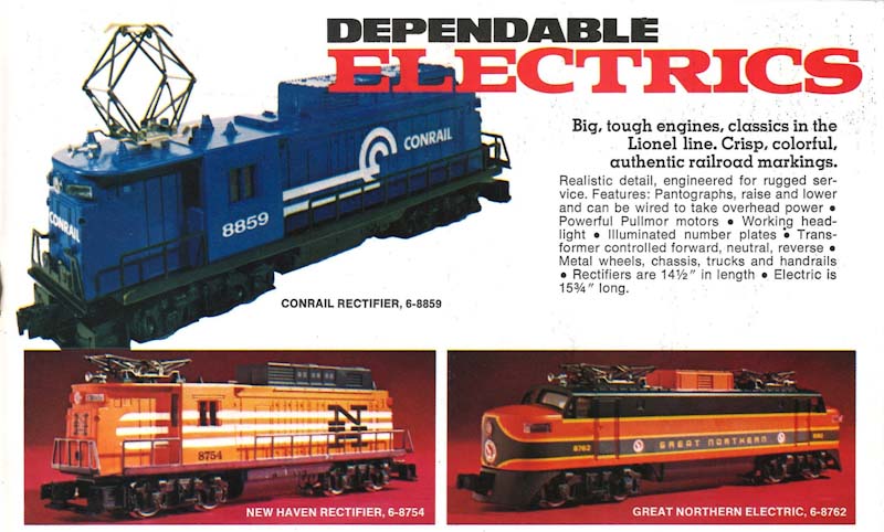 The first Lionel Conrail cars and engines Trains