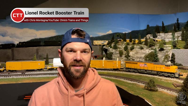 See the Lionel Union Pacific rocket train in action