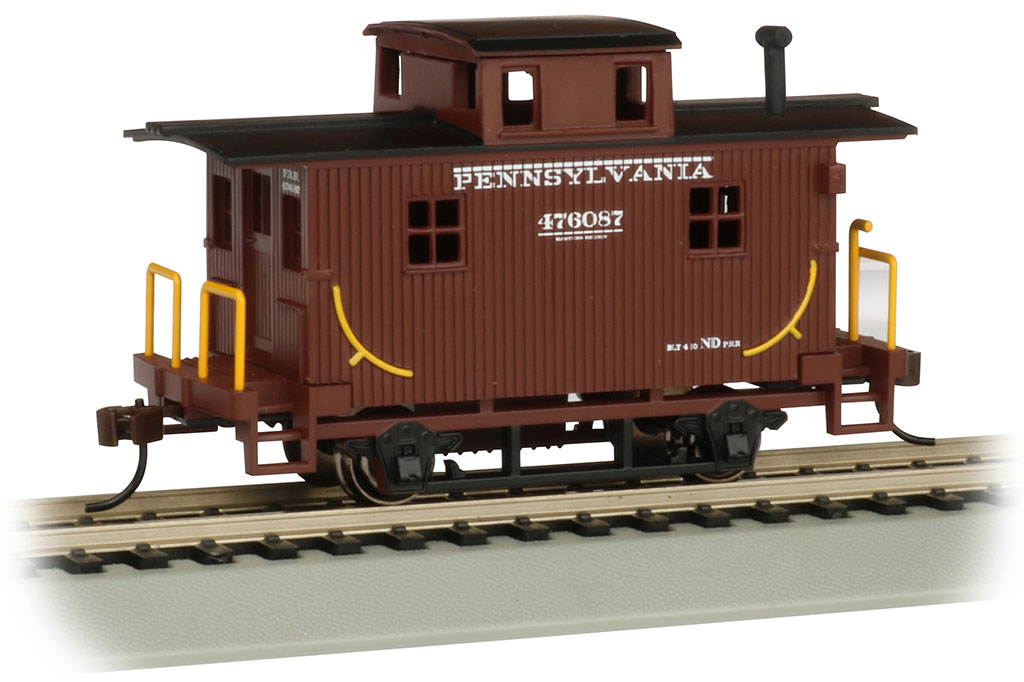 brown model caboose