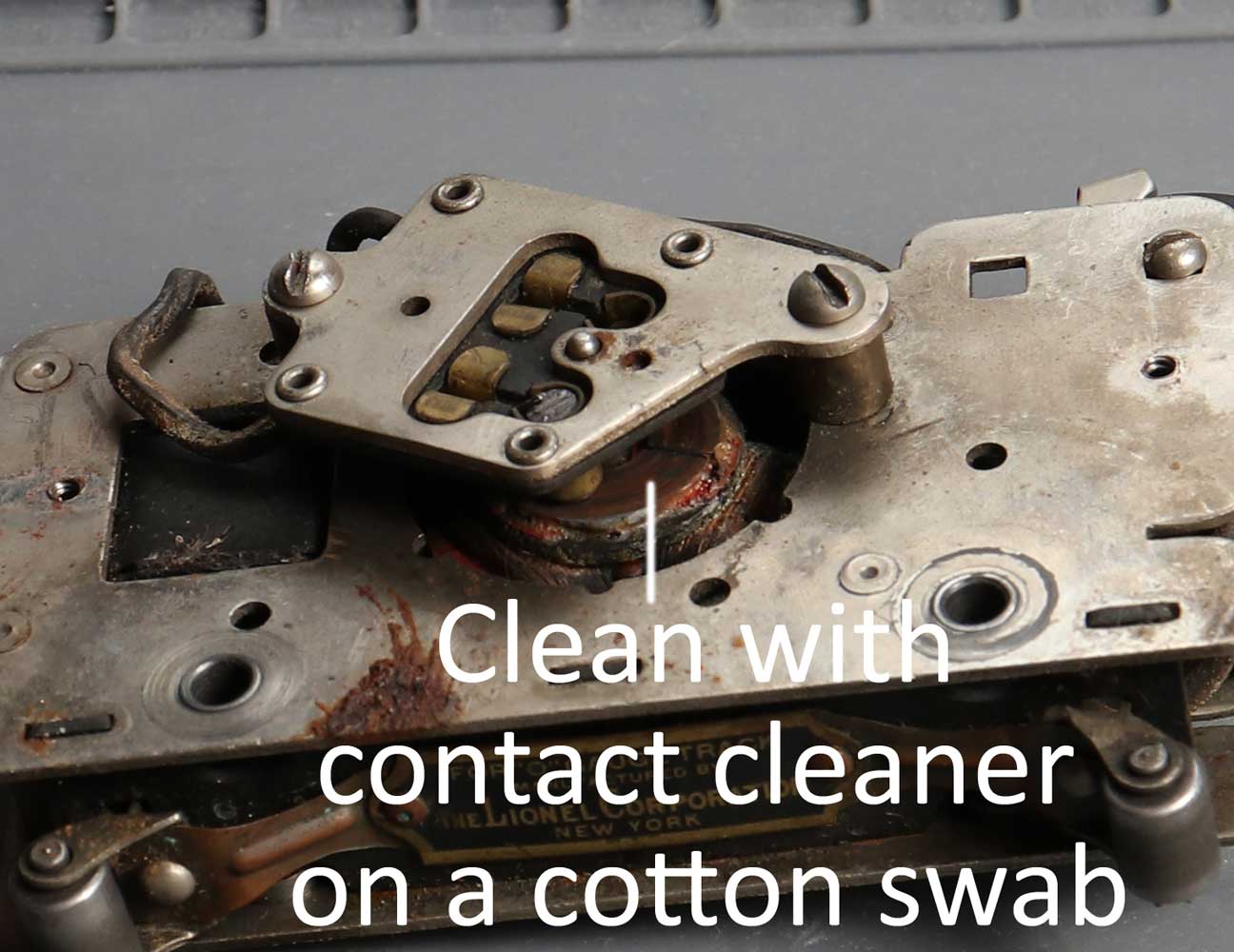 Cleaning lionel motor on sale