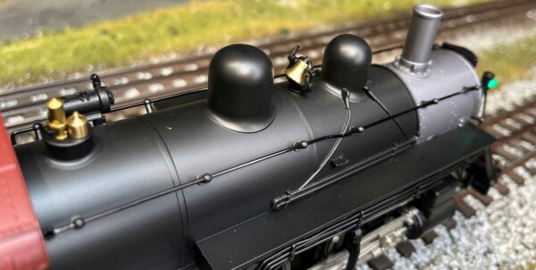 Boiler detail on Strasburg Lionel 2-6-0