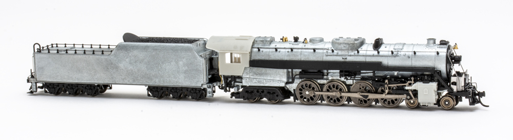 Color photo of N scale steam locomotive