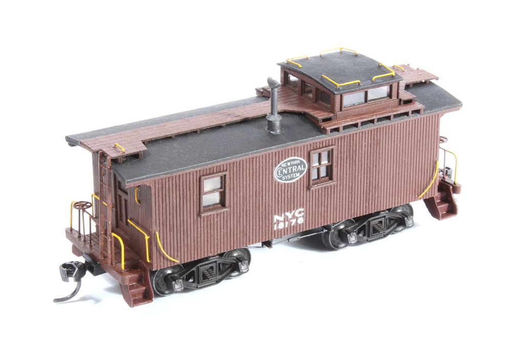 An image of a model caboose