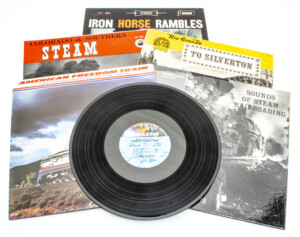 Railroad memories on vinyl records Trains