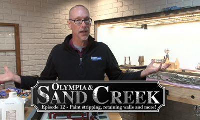 Olympia & Sand Creek, Episode 12 | Paint stripper. Retaining wall. Tunnel centered.