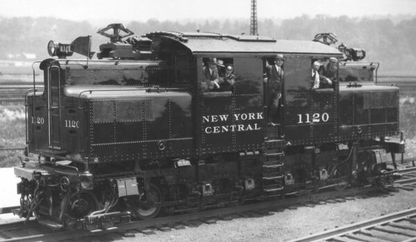 New York Central S-2 No. 1120 with people aboard