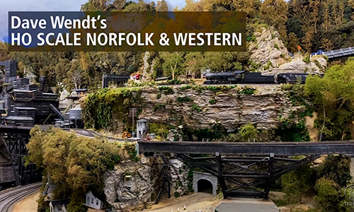 Dave Wendt’s Norfolk & Western in HO scale
