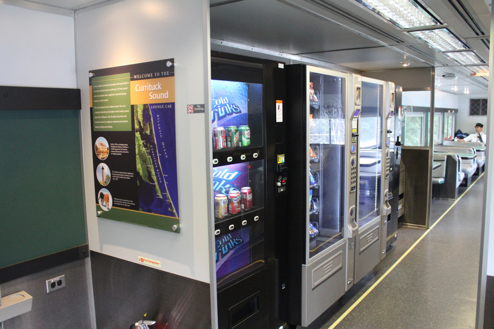 vending machine in train