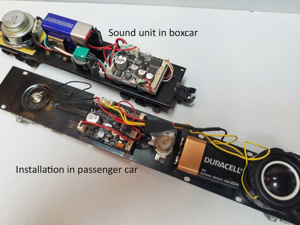 Adding diesel sound to American Flyer trains