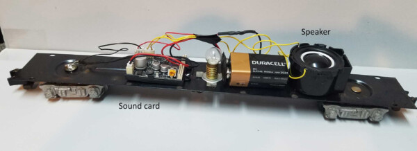 Adding diesel sound to American Flyer trains