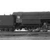 Steam Delaware & Hudson locomotive in profile