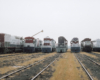 Red-white-and-blue Bicentennial diesel locomotives
