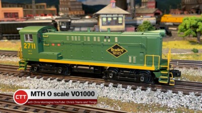 The MTH VO1000 diesel is a solid switcher