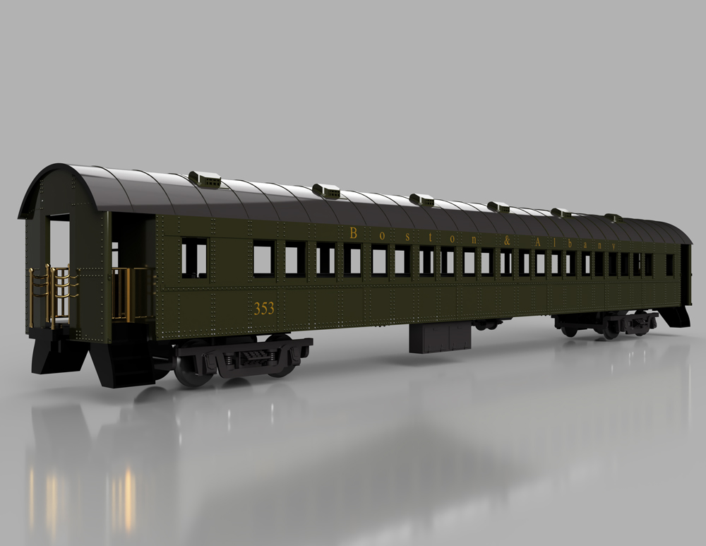 An image of a model passenger car
