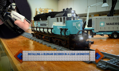 Install a Blunami Decoder in a LEGO locomotive