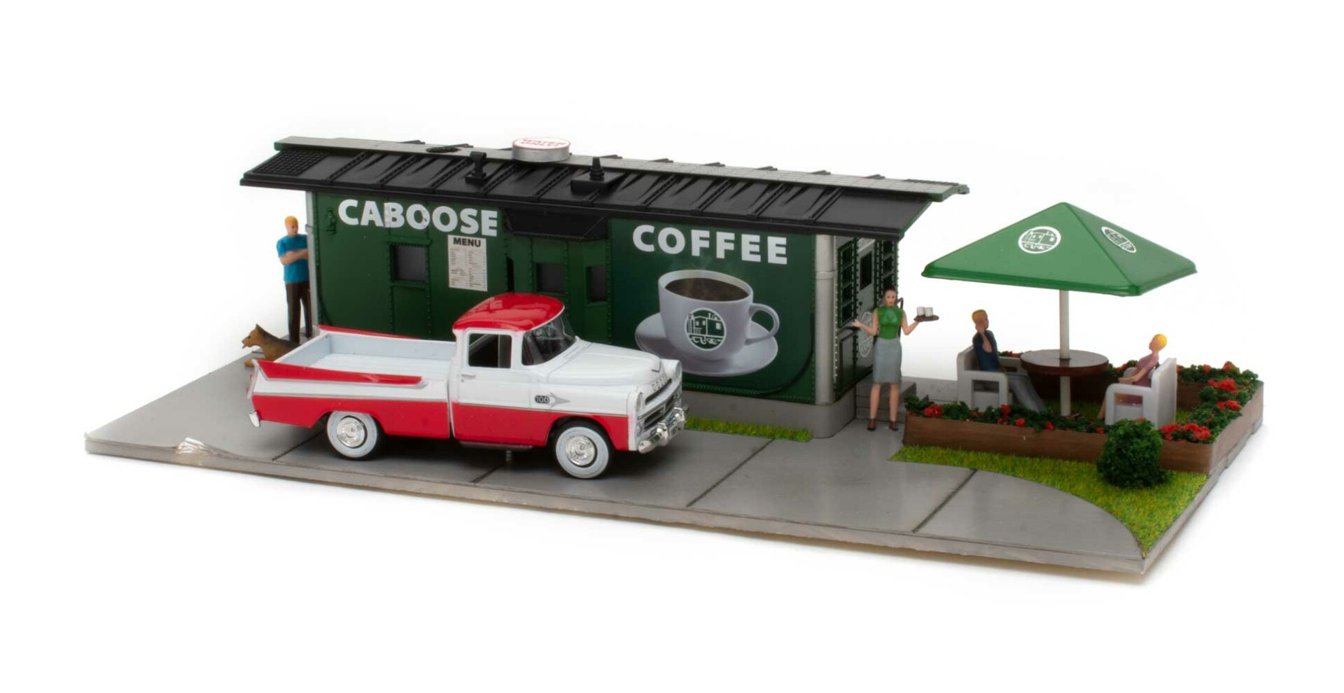 First look The Menards Caboose Coffee Shop is smokin’ hot Trains