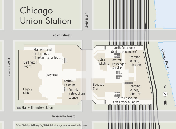 Chicago Union Station Diagram