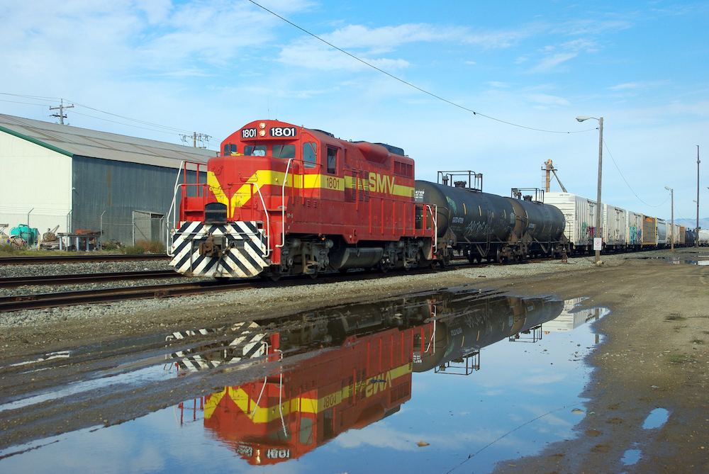 red and yellow locomotive