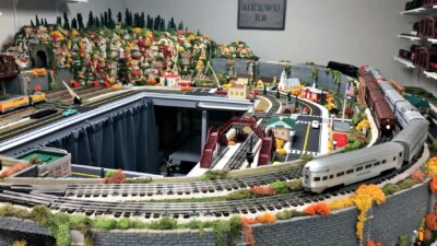 An autumn O gauge layout