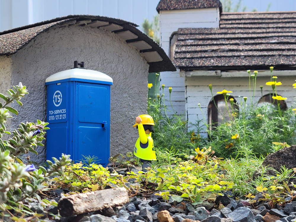 Playmobil portable toilet cheap