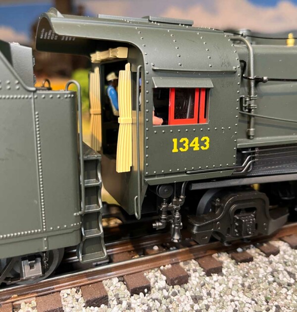 Lionel Pennsylvania RR L1 Mikado cab detail