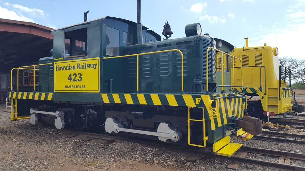 yellow and green locomotive in Hawaii