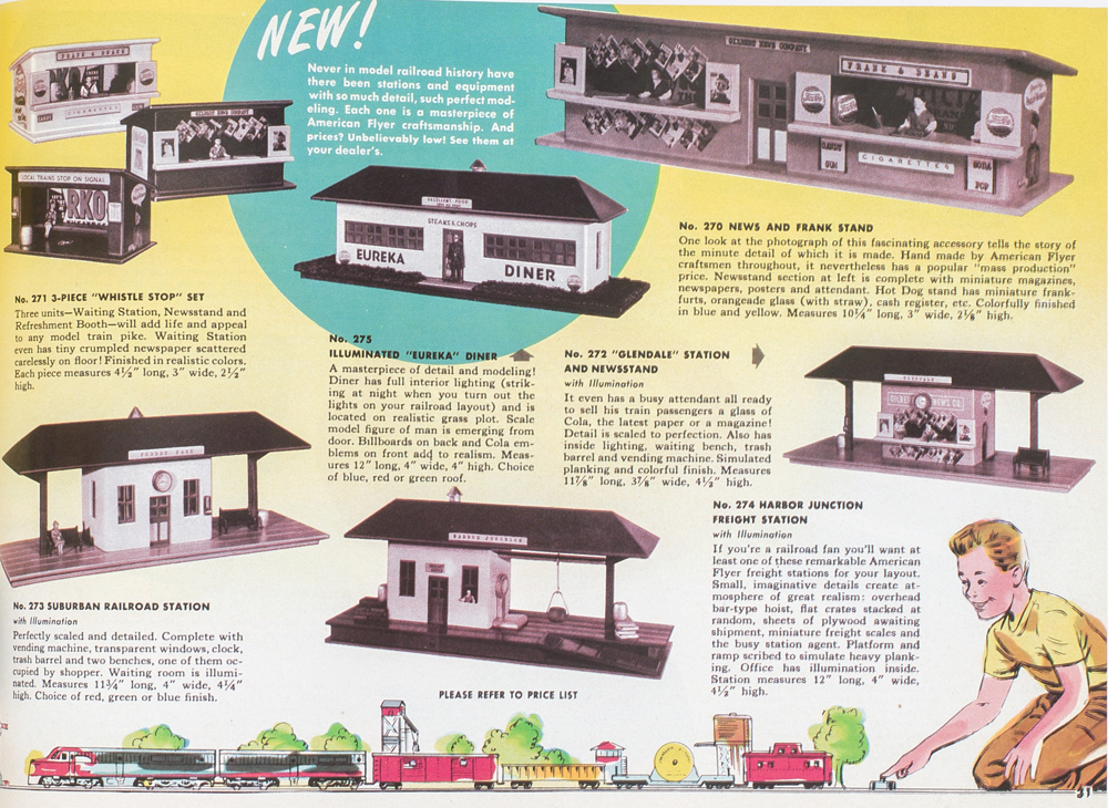 color catalog page from American Flyer