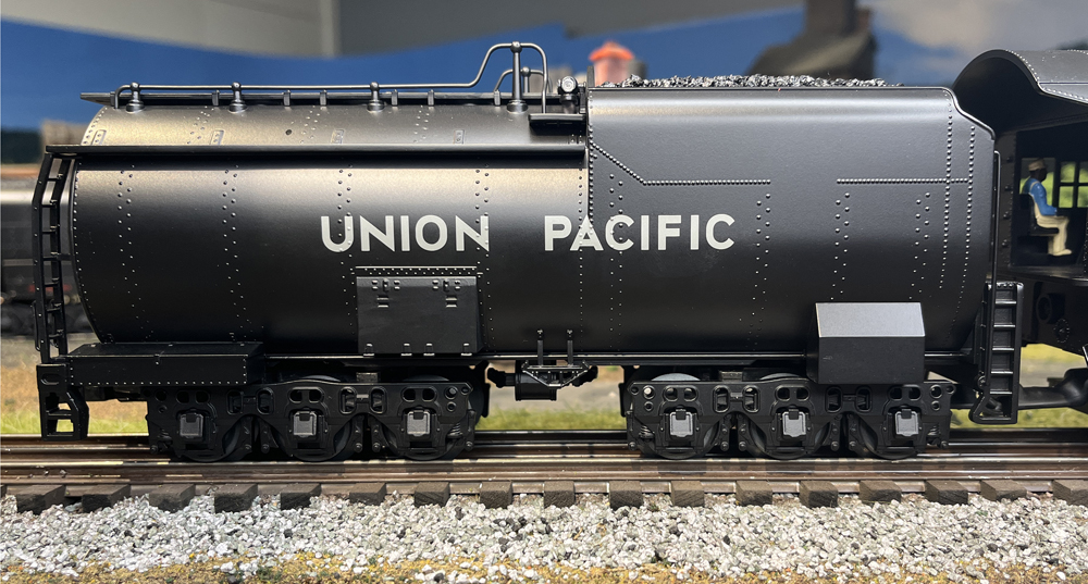 tender with Union Pacific on the side
