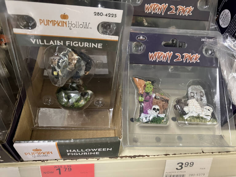 A look at Menards 2023 Halloween village items Trains