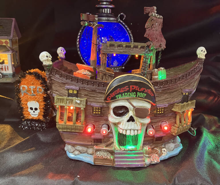 A look at Menards 2023 Halloween village items Trains