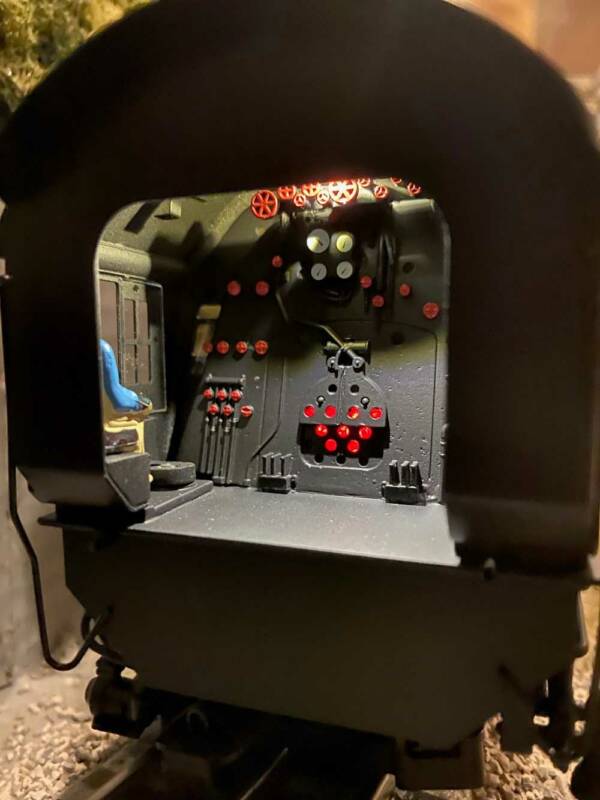 Lionel Brass Hybrid Challenger firebox flicker in cab