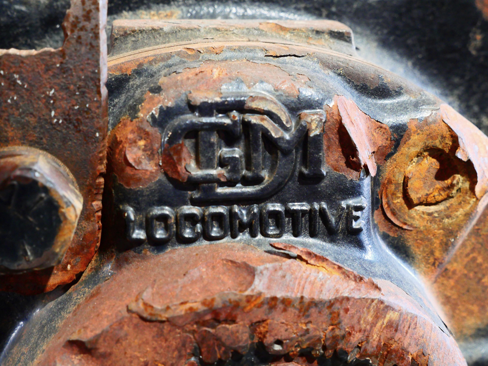 Closeup of axle bearing