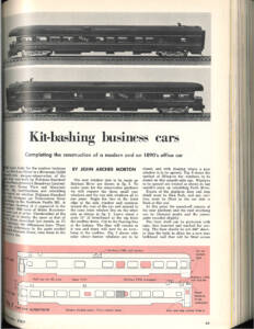 page of vintage magazine