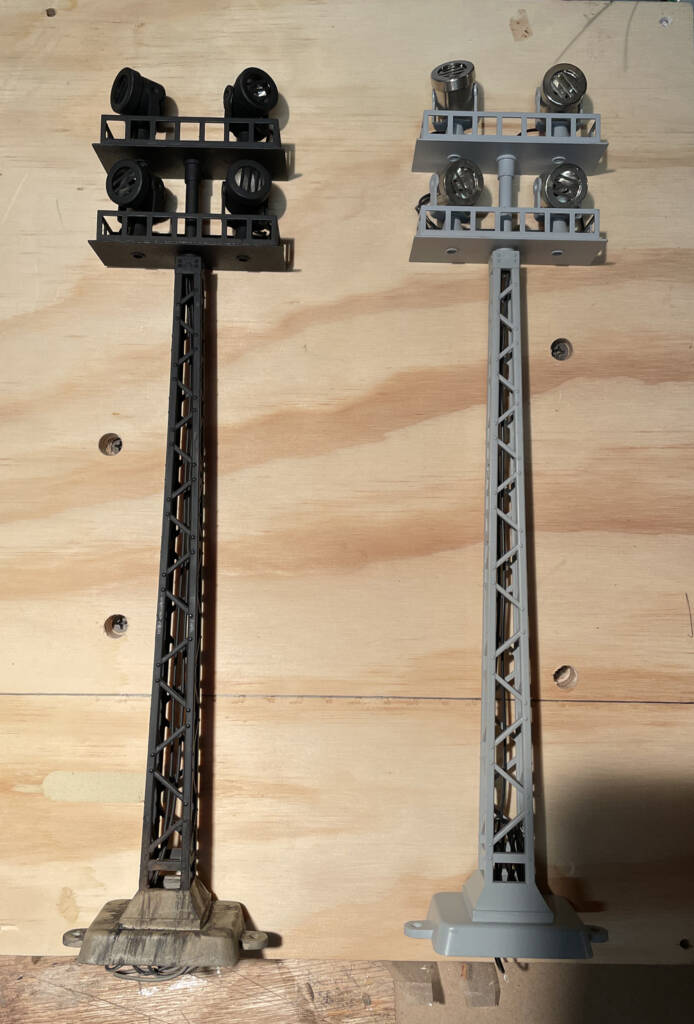 two model tower lights