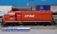Recent: Atlas HO scale EMD GP40