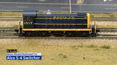 Atlas N scale S4 diesel locomotive