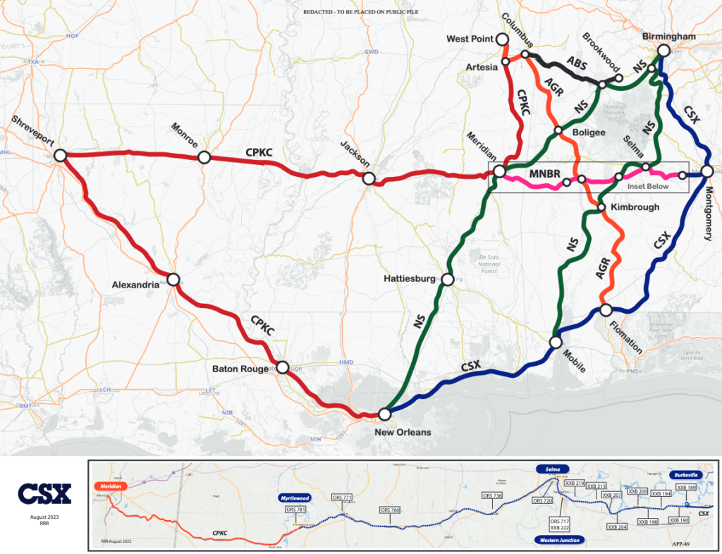 Cpkc Csx Meridian Bigbee Acquisition Approval CPKC and CSX detail their plans to connect their networks via Meridian
